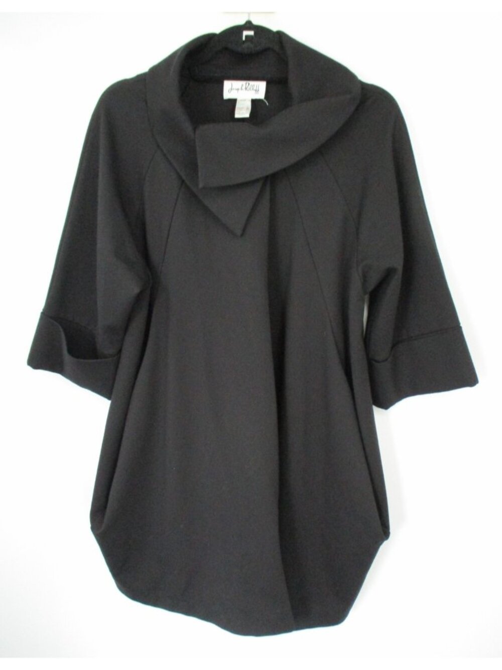 Joseph Ribkoff Black Cape Jacket Womens 2